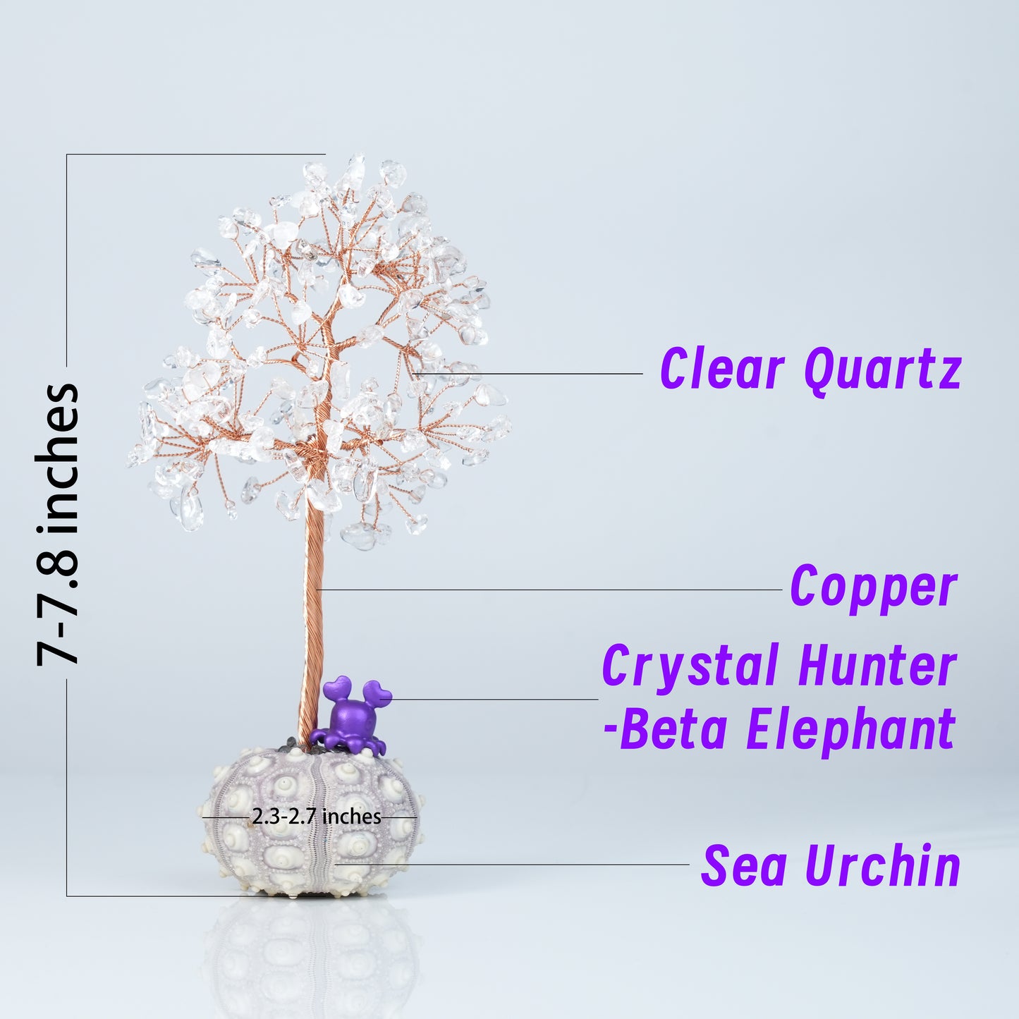 Natural Crystal Tree / Tree of Life – Energy | Luck | Courage | Spirituality | Abundance