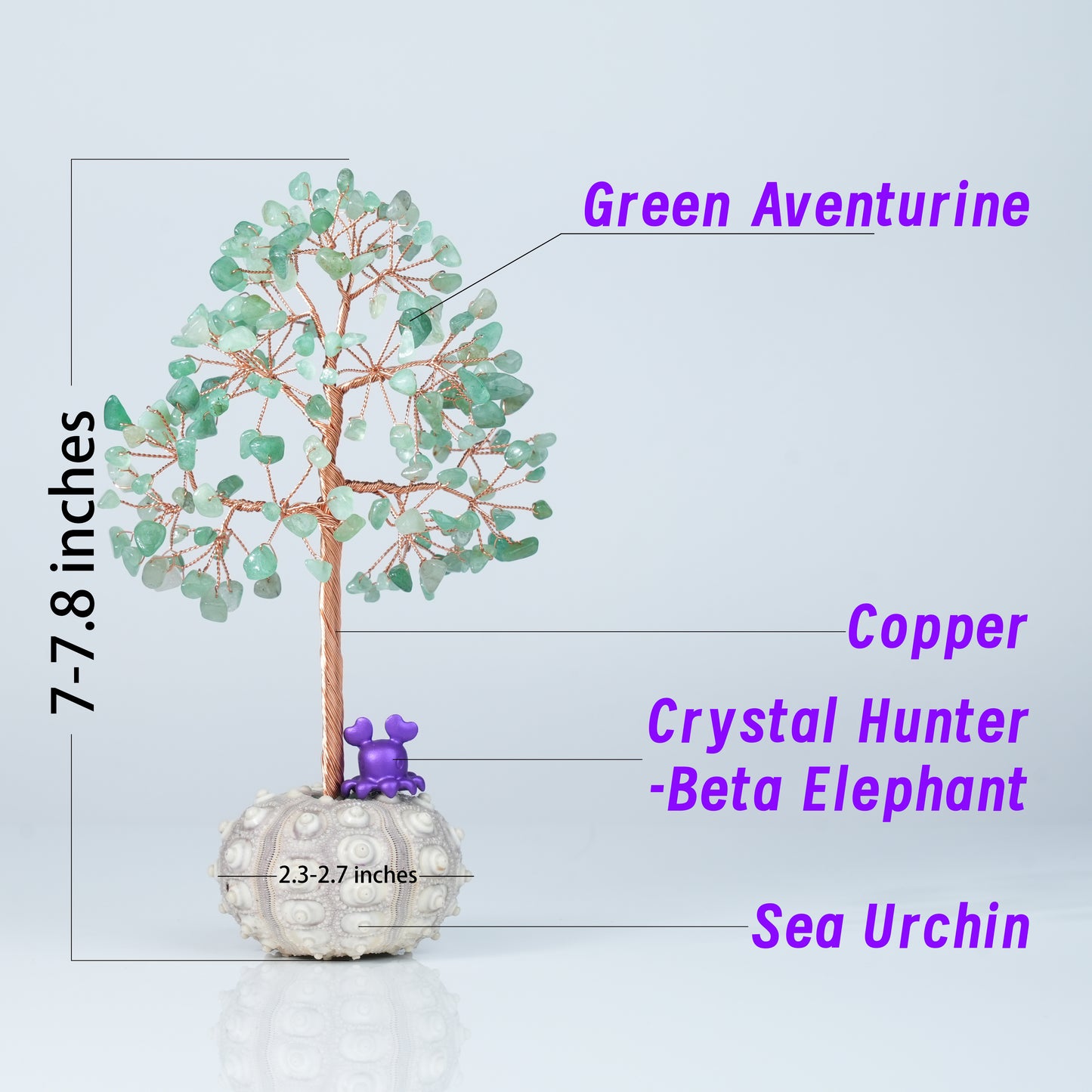 Natural Crystal Tree / Tree of Life – Energy | Luck | Courage | Spirituality | Abundance