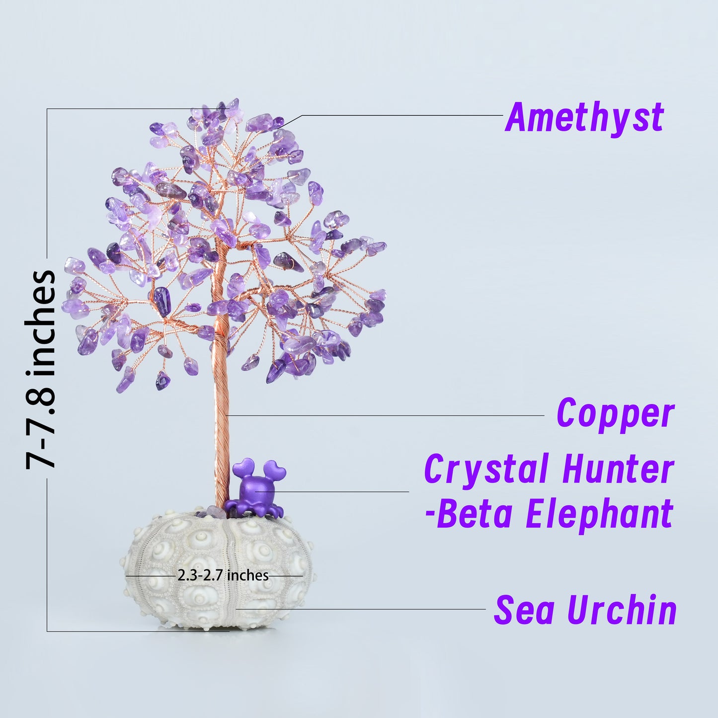 Natural Crystal Tree / Tree of Life – Energy | Luck | Courage | Spirituality | Abundance